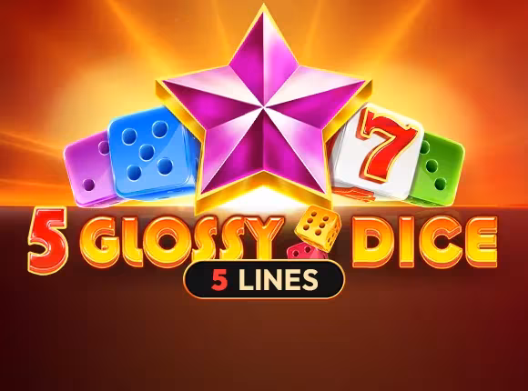 5 Glossy Dice